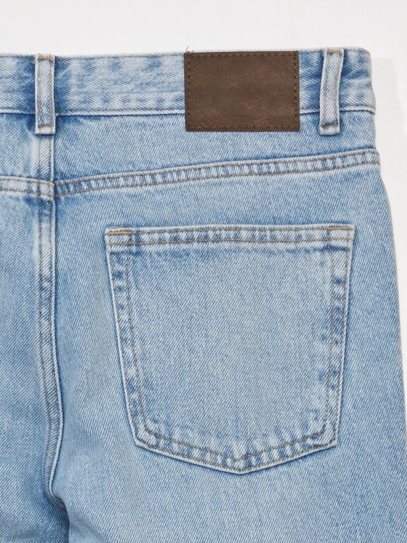 Calça jeans reta - L32 - AZUL