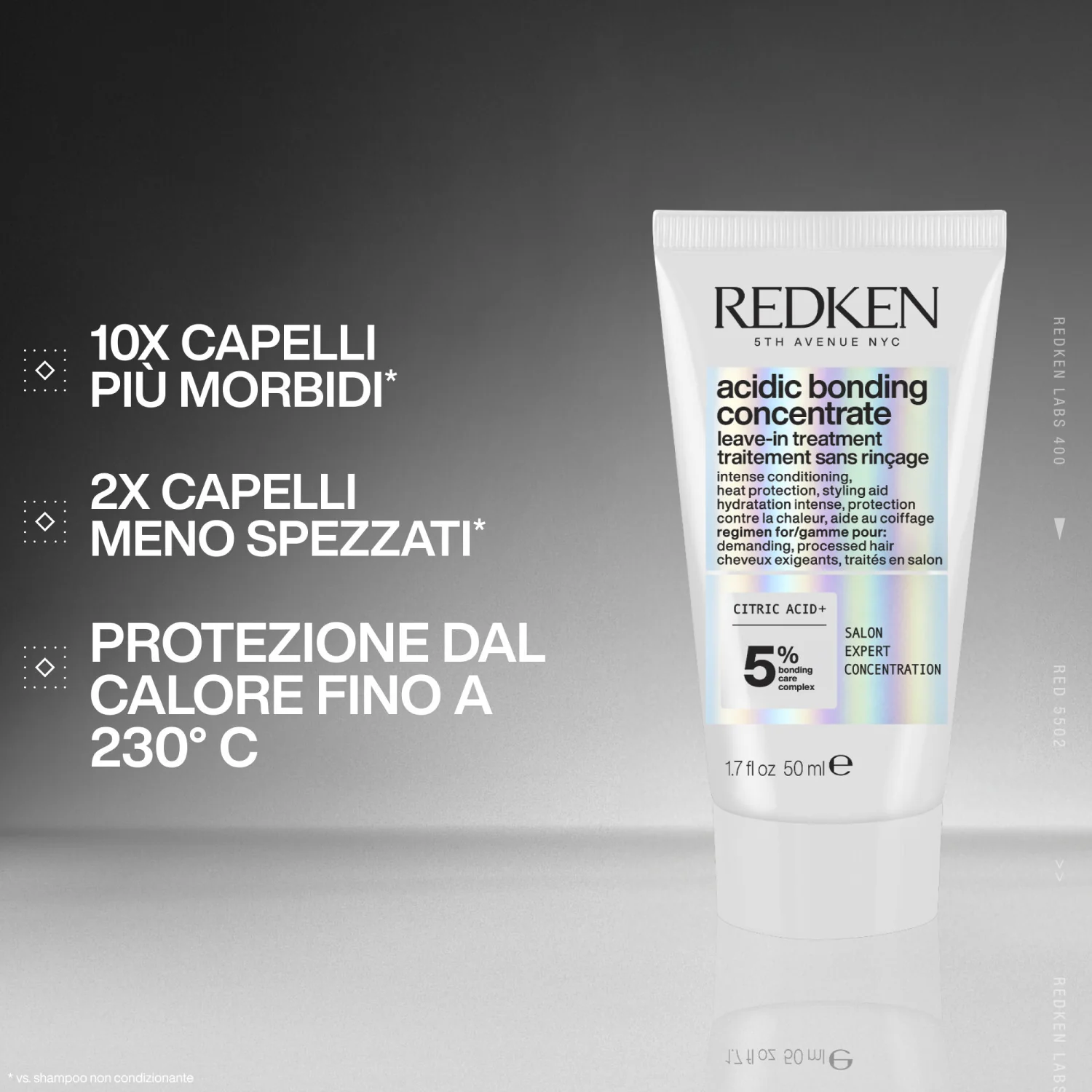 Acidic Bonding Concentrate Termoprotettore Leave-In per capelli danneggiati - Crema Capelli Styling & Finish, Spray Termo Protettivo, Ristrutturanti & Ricostruttivi