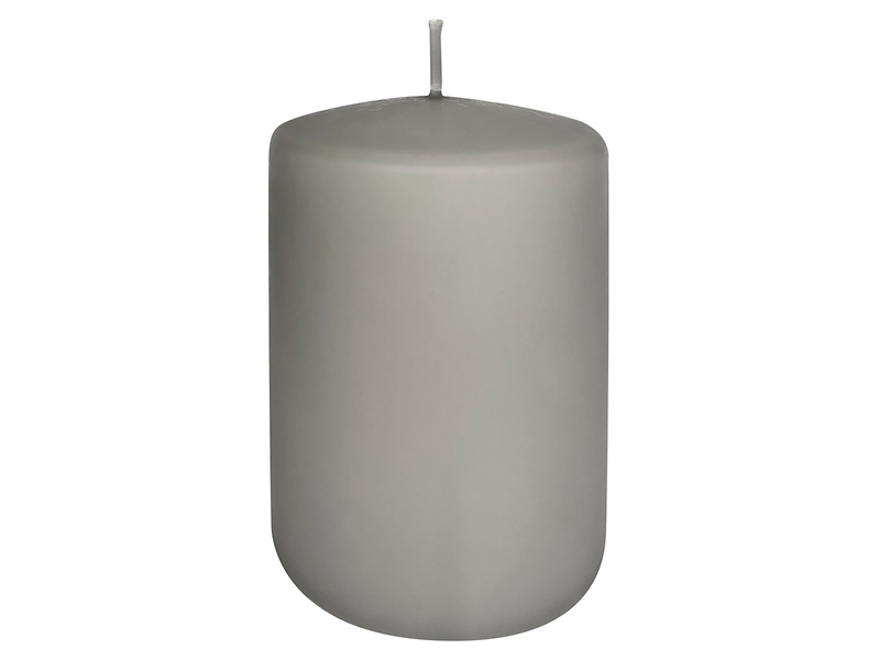 Świeca pieńkowa Classic 10 cm szara