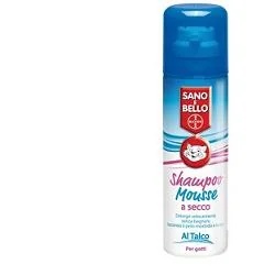 Espuma de shampoo para gatos saudáveis e bonitos. Lavagem a seco.