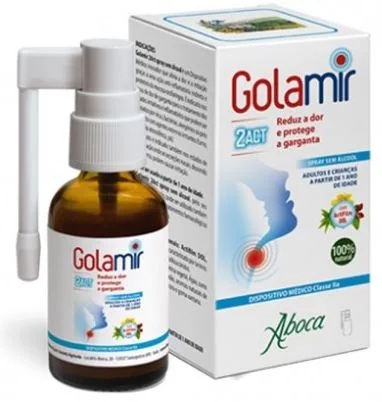 ABOCA Aboca Golamir 2ACT alcoholvrije spray 30 ml keelbescherming voor volwassenen en kinderen