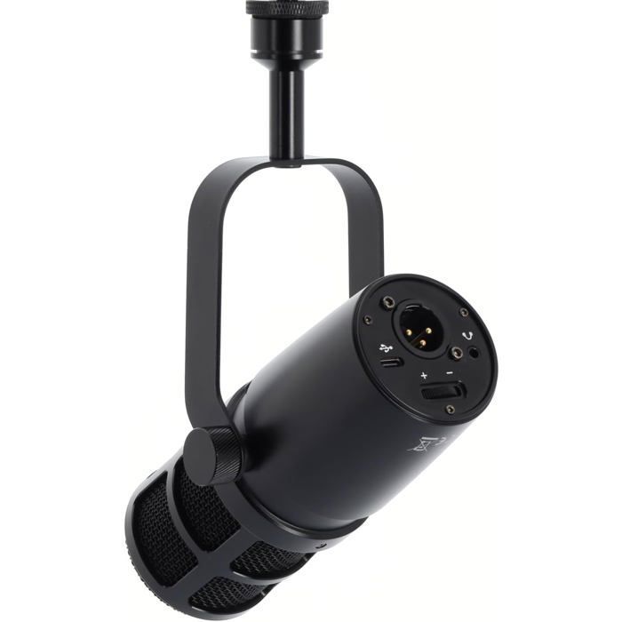 Microphone USB + XLR - WOODBRASS - UX1 - Capsule Cardioïde - Monitoring Direct - Design Robuste
