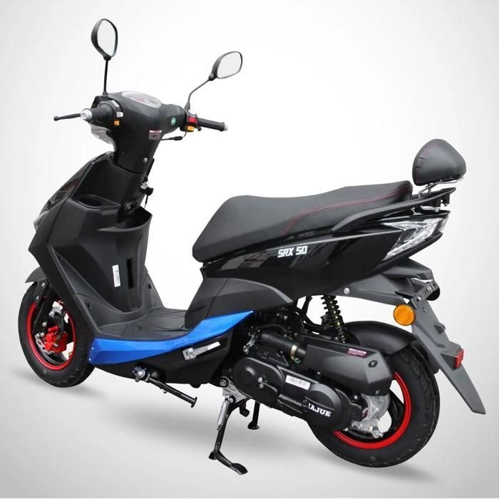 Scooter SRX 50 JIAJUE de 50 cc y 4 tiempos / Negro y azul