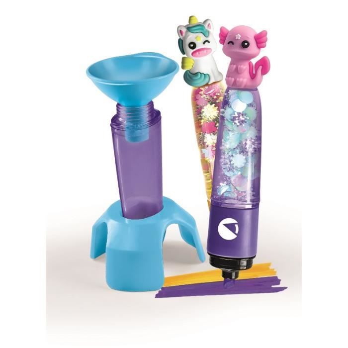 CLEMENTONI - Crea tus propios colores fluorescentes - Trendy Animals