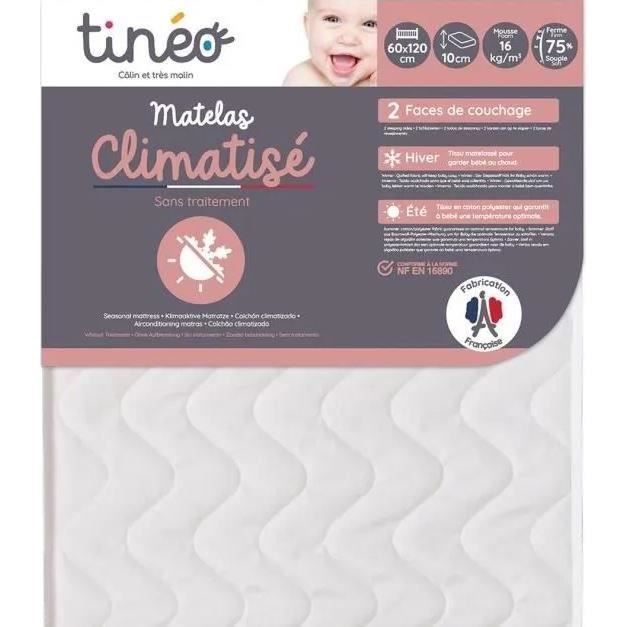 Materassino climatizzato per neonati TINEO 60x120 cm
