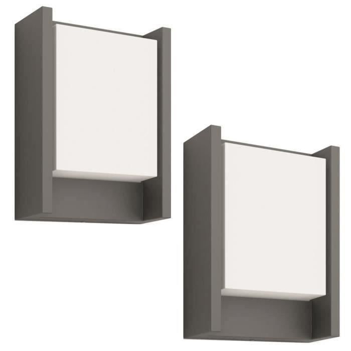 PHILIPS Lot de 2 appliques extérieures 1x6 W 230 V