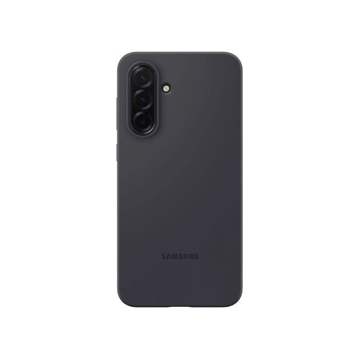 Black silicone phone case and cover for Samsung Galaxy A36 5G