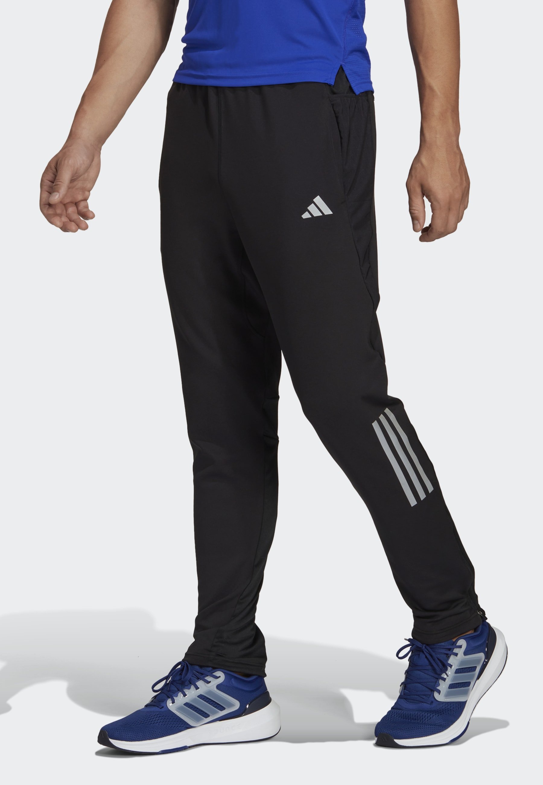 adidas Performance OWN THE RUN ASTRO SEAMLESS KNIT - Teplákové nohavice - čierna