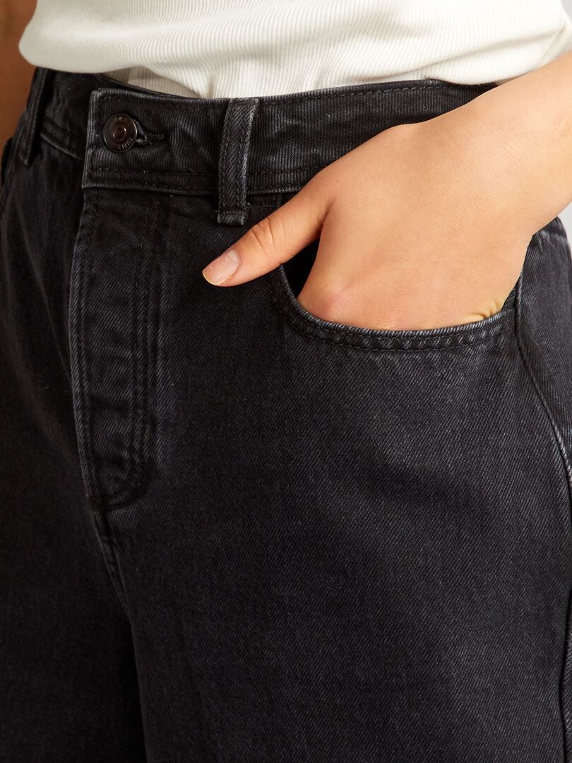 Pantalones vaqueros de pierna ancha - GRIS
