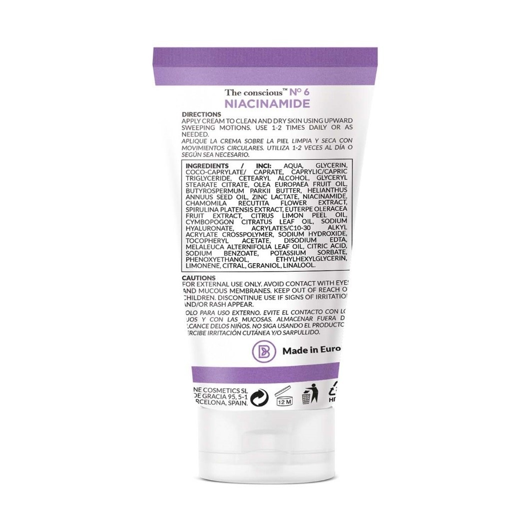 Krema za obraz The conscious™ z niacinamidom za čiščenje por - 50 ml