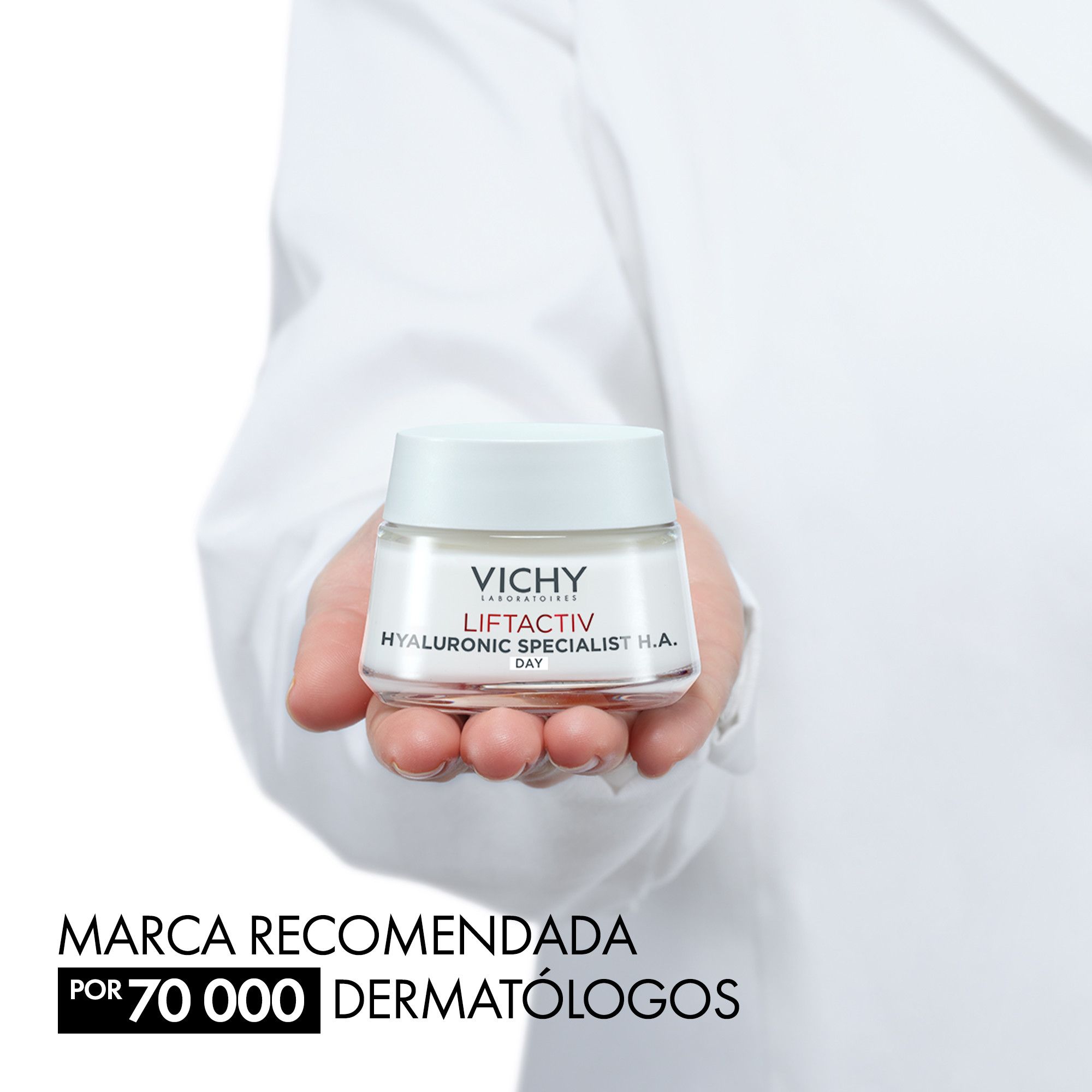 „Liftactiv Hyaluronic Specialist HA“ dieninis kremas nuo raukšlių Prieš raukšles ir senėjimą stabdantis kremas