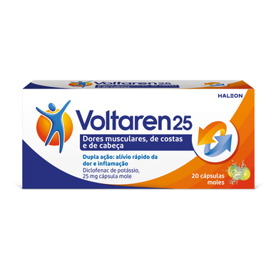 Voltaren Voltaren 25 mg 20 kapsulių 20 kapsulių