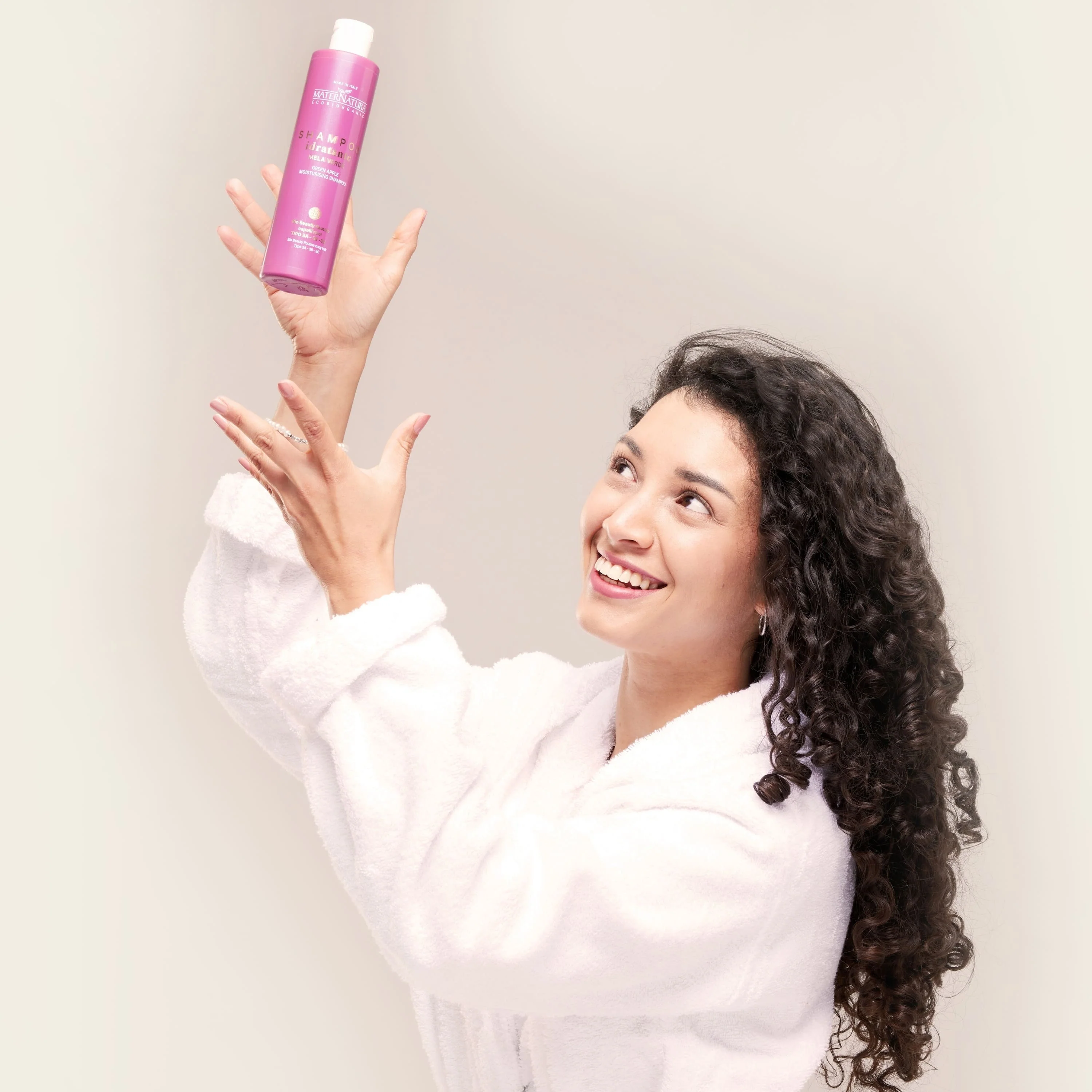 Shampoo Shampoo Idratante Capelli Ricci Mela Verde - Shampoo Ricci Definiti