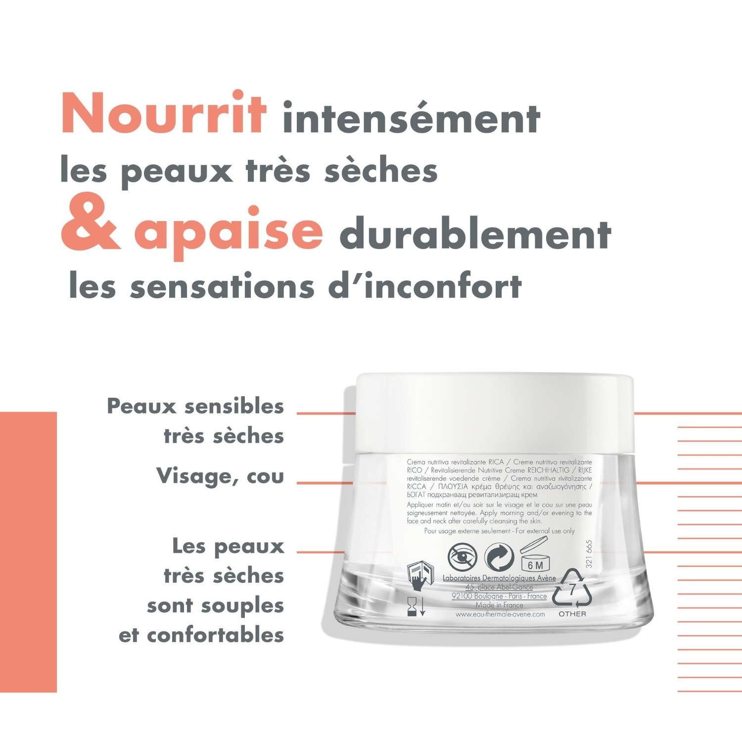 Avène Crème nutritive revitalisante riche
