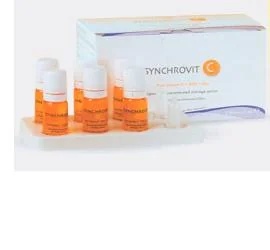 Synchrovit C anti-aging serum, 6 flesjes van 5 ml