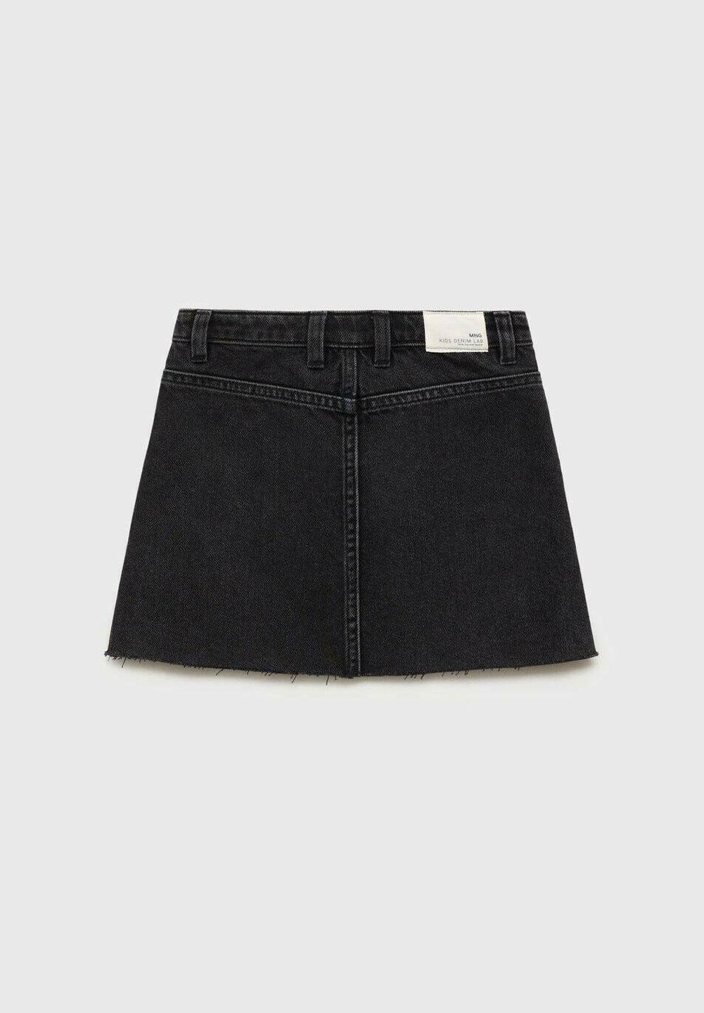 Mango Kids Minirock - schwarzer Denim