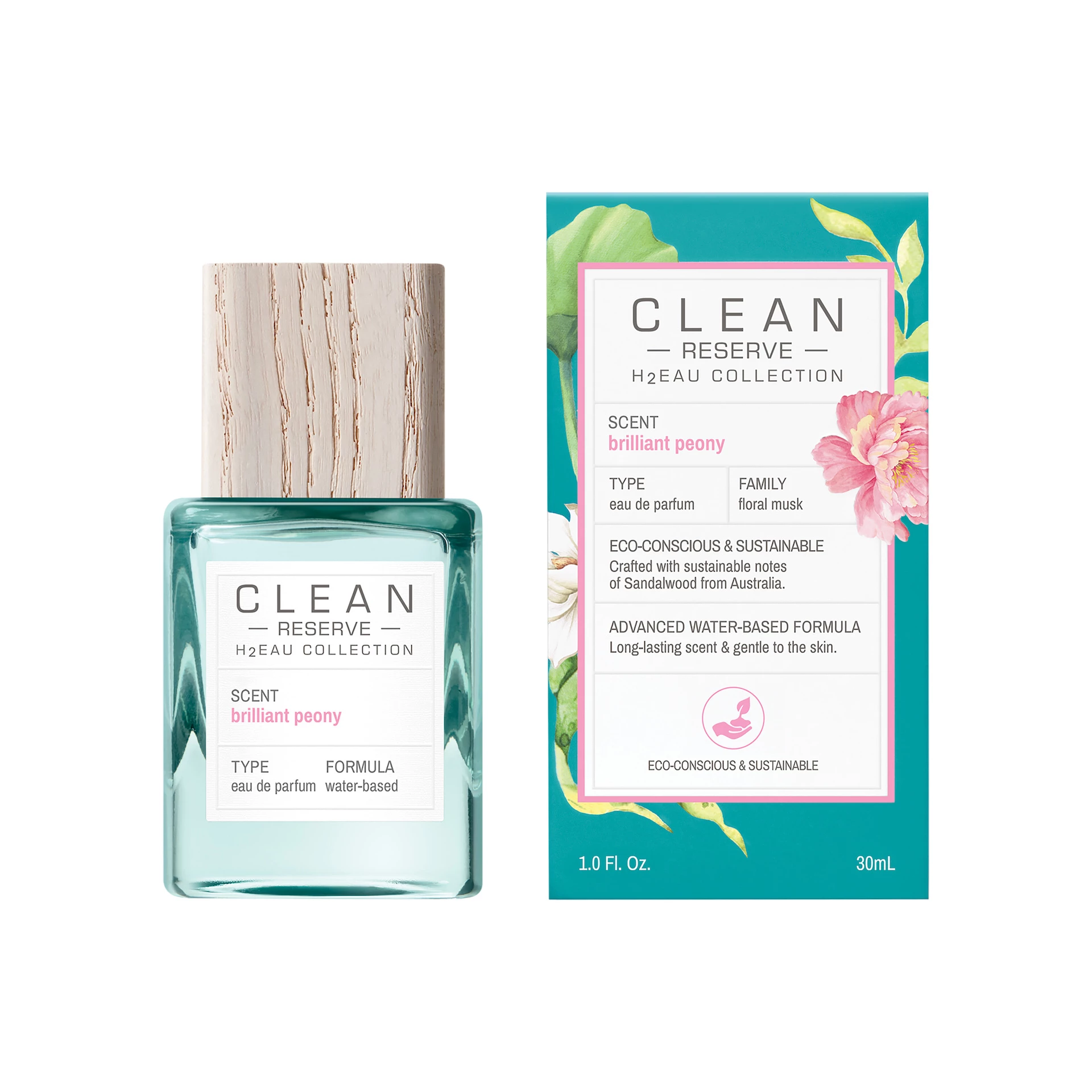Reserve H2EAU Brilliant Peony EdP 30 ml - Czysty