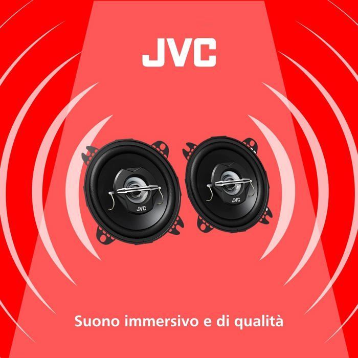 Altoparlanti coassiali a 2 vie - SVATV - 10 cm - Nero - Auto - Smartphone, lettore MP3 - 210 Watt - Stereo