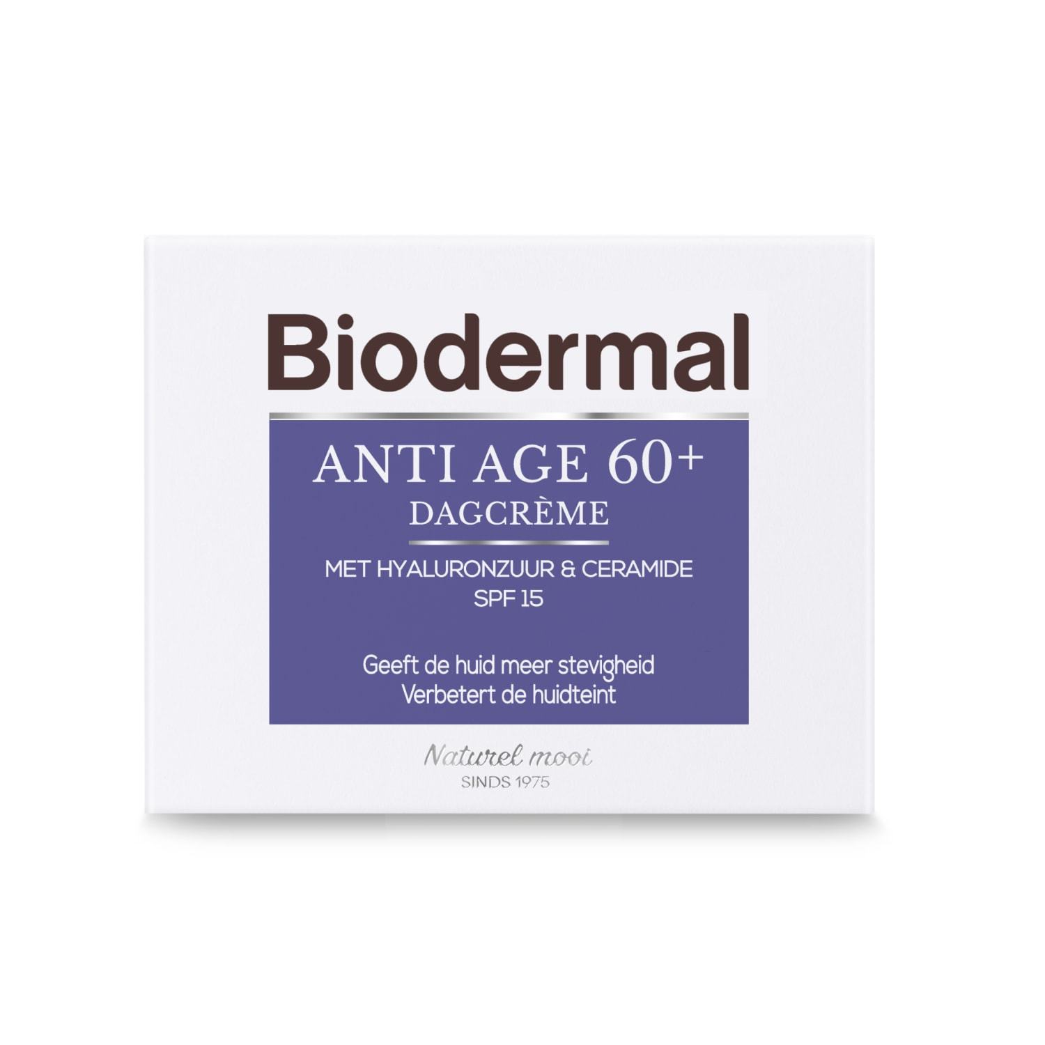 Biodermal Anti-Age Tagescreme 60+ z lichtschutzfaktorjem 15 - 50 ml