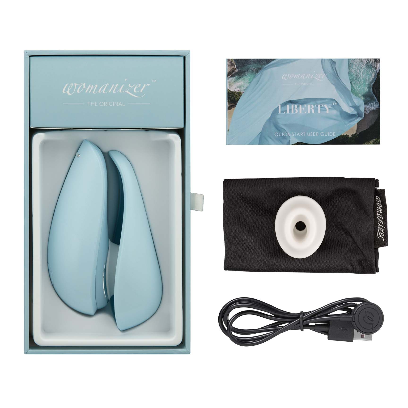 Igračke za sesanje klitorisa Liberty Powder Blue