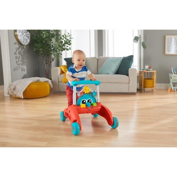Fisher-Price tweezijdige loopwagen met een constant en regelmatig tempo HJP43