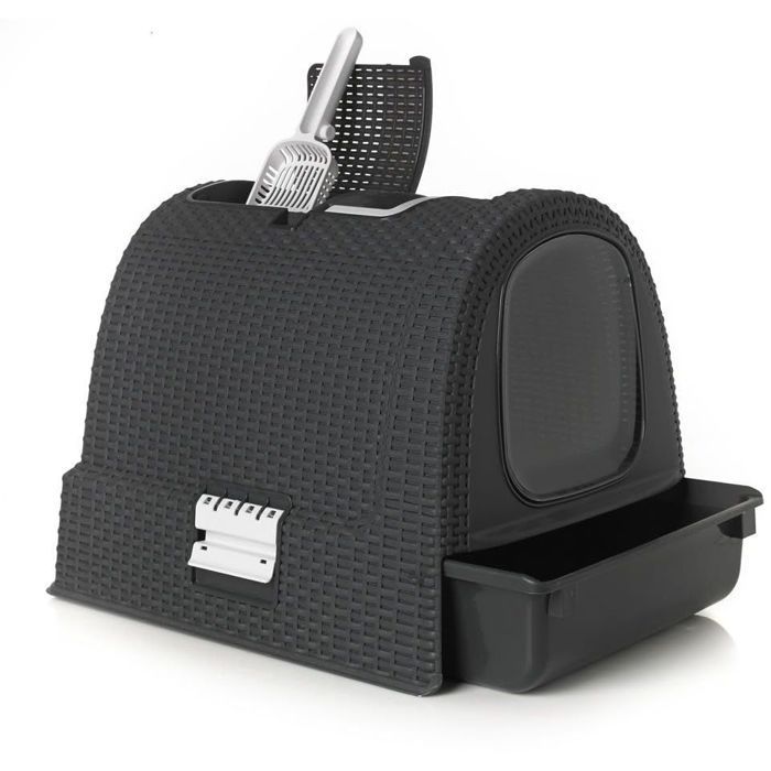 Caixa de areia para gatos Curver 51x38,5x39,5 cm Antracite