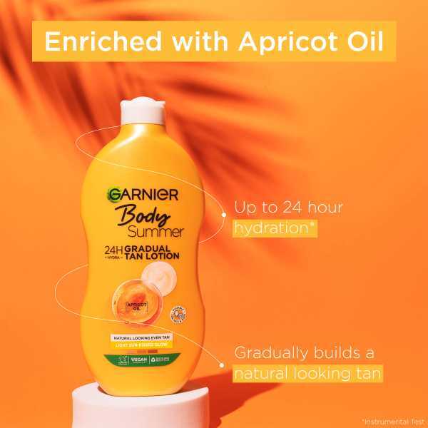 Crema idratante autoabbronzante leggera Garnier Summer Body Light 400ml
