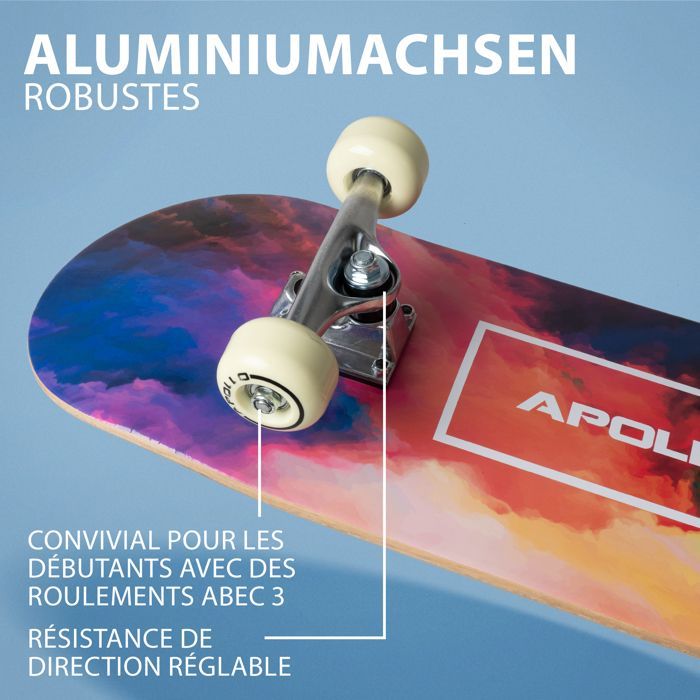 Skate infantil - Cor Nebulosa - 71 cm x 20 cm - Apollo