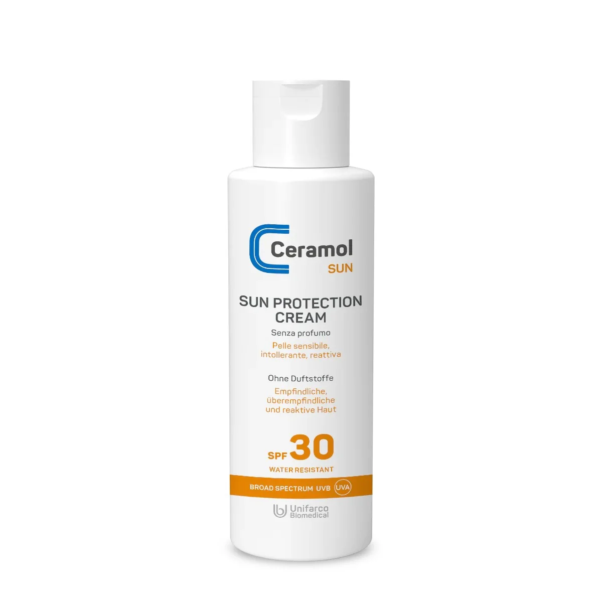 Ceramol SUN SUN PROTECTION CREAM SPF30 - Crema solare corpo alta prot., Solare viso alta prot.