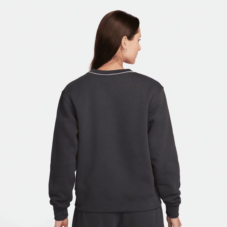 Sportieve fleece trui met ronde hals EF