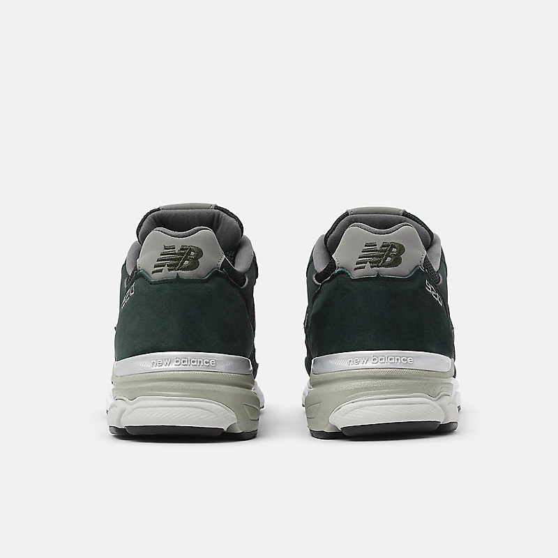 Bărbați, FABRICAT ÎN UK 920 - verde cu gri și alb