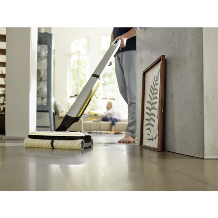 Nettoyeur de sols sans fil Karcher FC 7 Cordless Plus Stone *EU - Autonomie 45 min- 500 tr/min- Rouleaux spécial carrelage