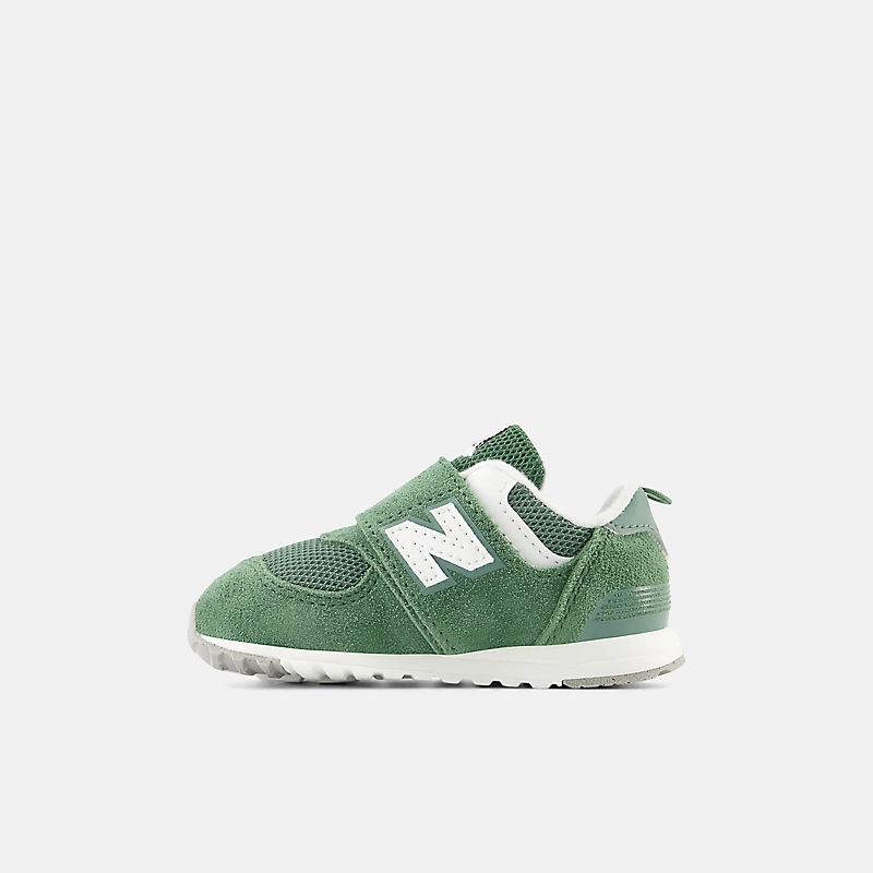 Baby 574 NEW-B Velcro και θηλιά - Nori με λευκό