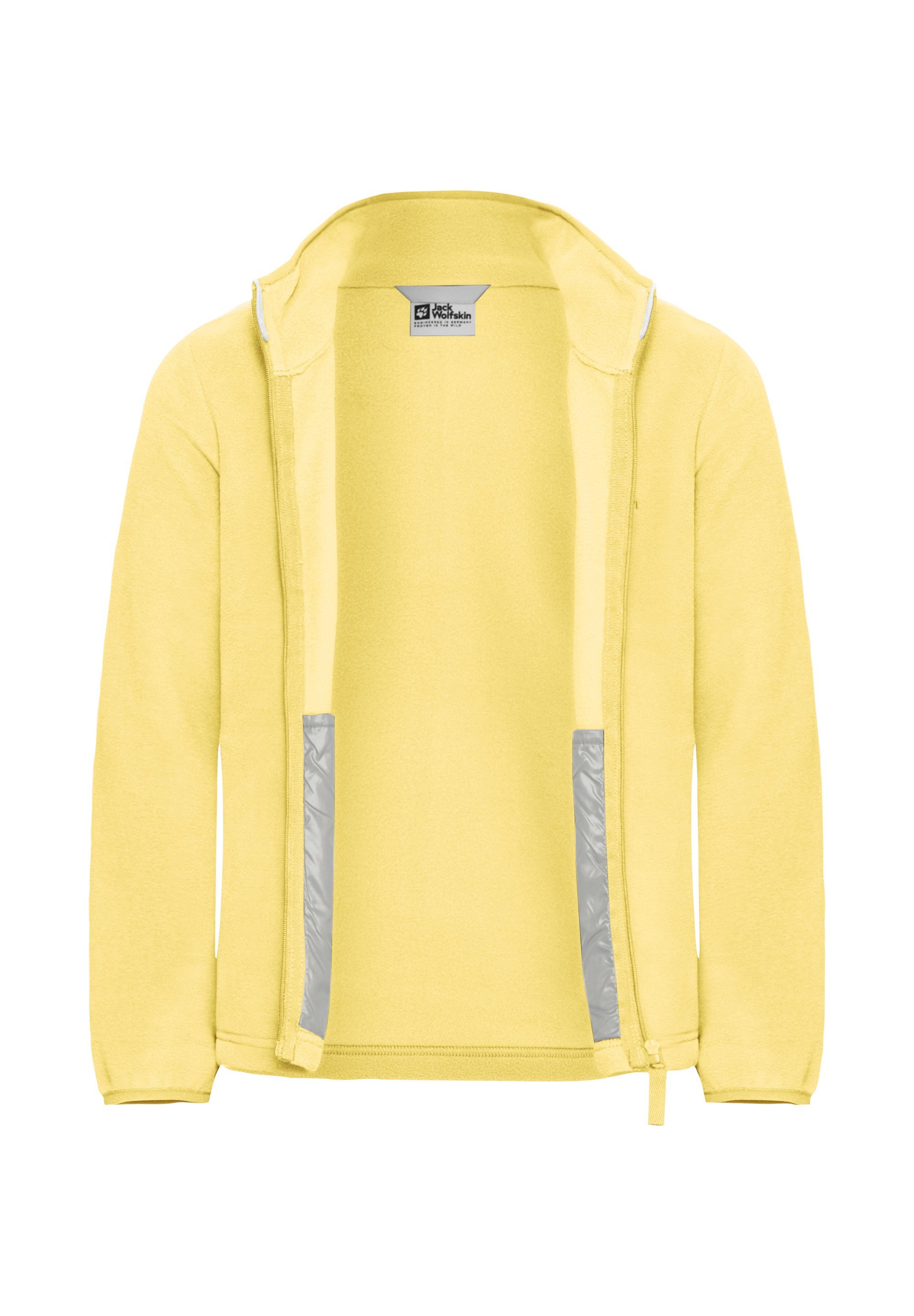 Giacca in pile Jack Wolfskin TAUNUS - Lemon Ice