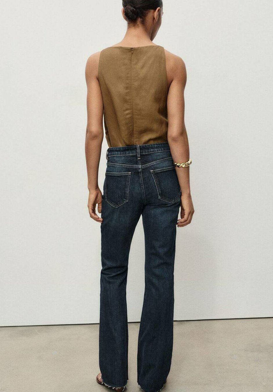 Mango Schlagjeans – dunkelblau