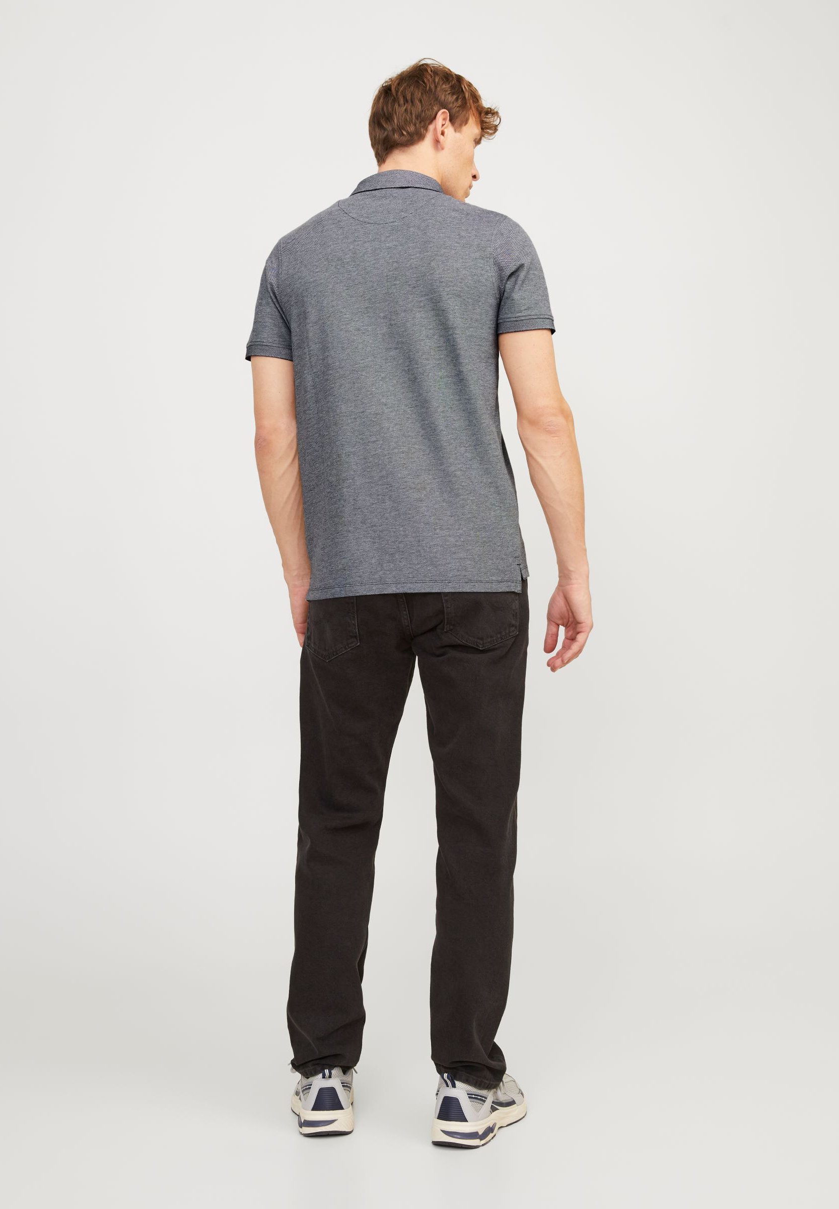 Jack & Jones JJEPAULOS SS NOOS - Galopppóló - antracit