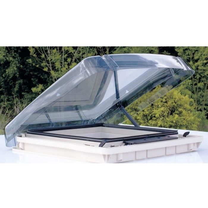 Adjustable crank-operated skylight - REMIS - RemiTop Vario II - Dimensions 40 x 40 cm