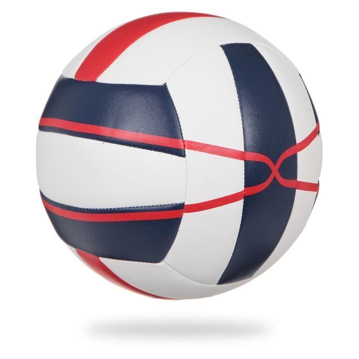 MOLTEN Ballon de Beach-Volley - Blanc, Bleu et Rouge