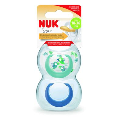Nuk Chuchas Star 18-16m 2 unités 2 unités