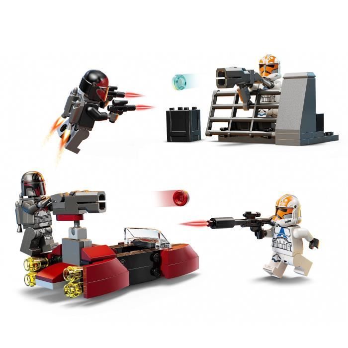LEGO Star Wars 75449 Pack de Combat Le Siège de Mandalore - Jeu de Construction dès 6 ans