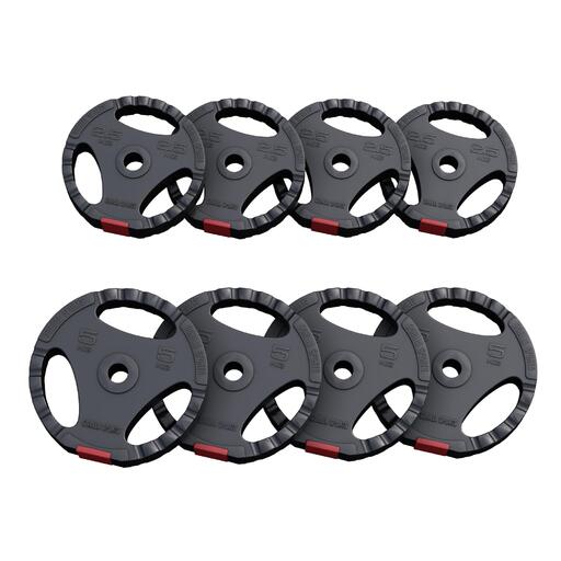 Komplet diskov Triple Gorilla Sports Grip 4x5 kg 4x2,5 kg