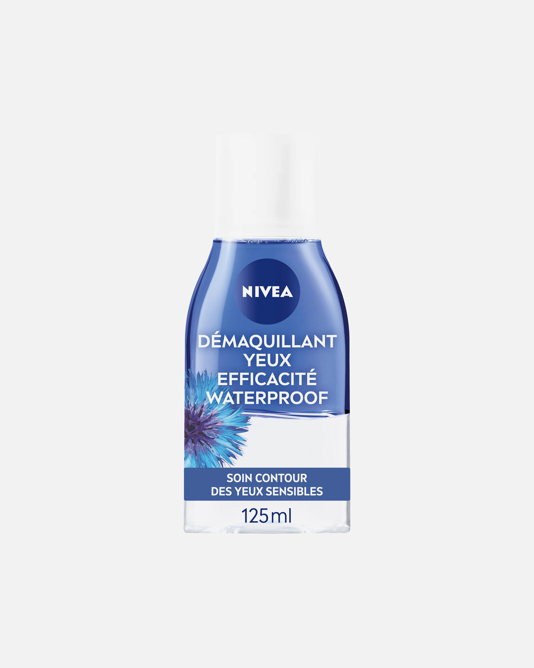 NIVEA Eau démaquillante micellaire Waterproof Visage & yeux Extrait de Thé Noir non parfumé