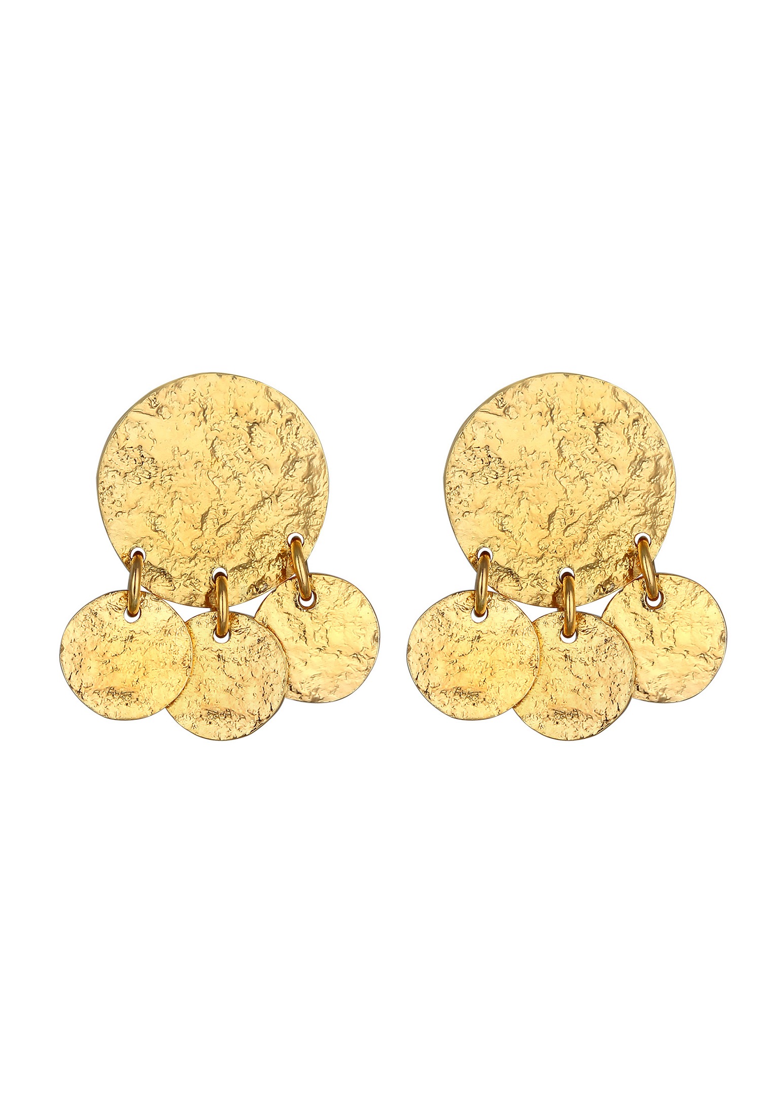 Elli Plaquettes Géo Boucles d'Oreille Femme - (925/1000) Argent