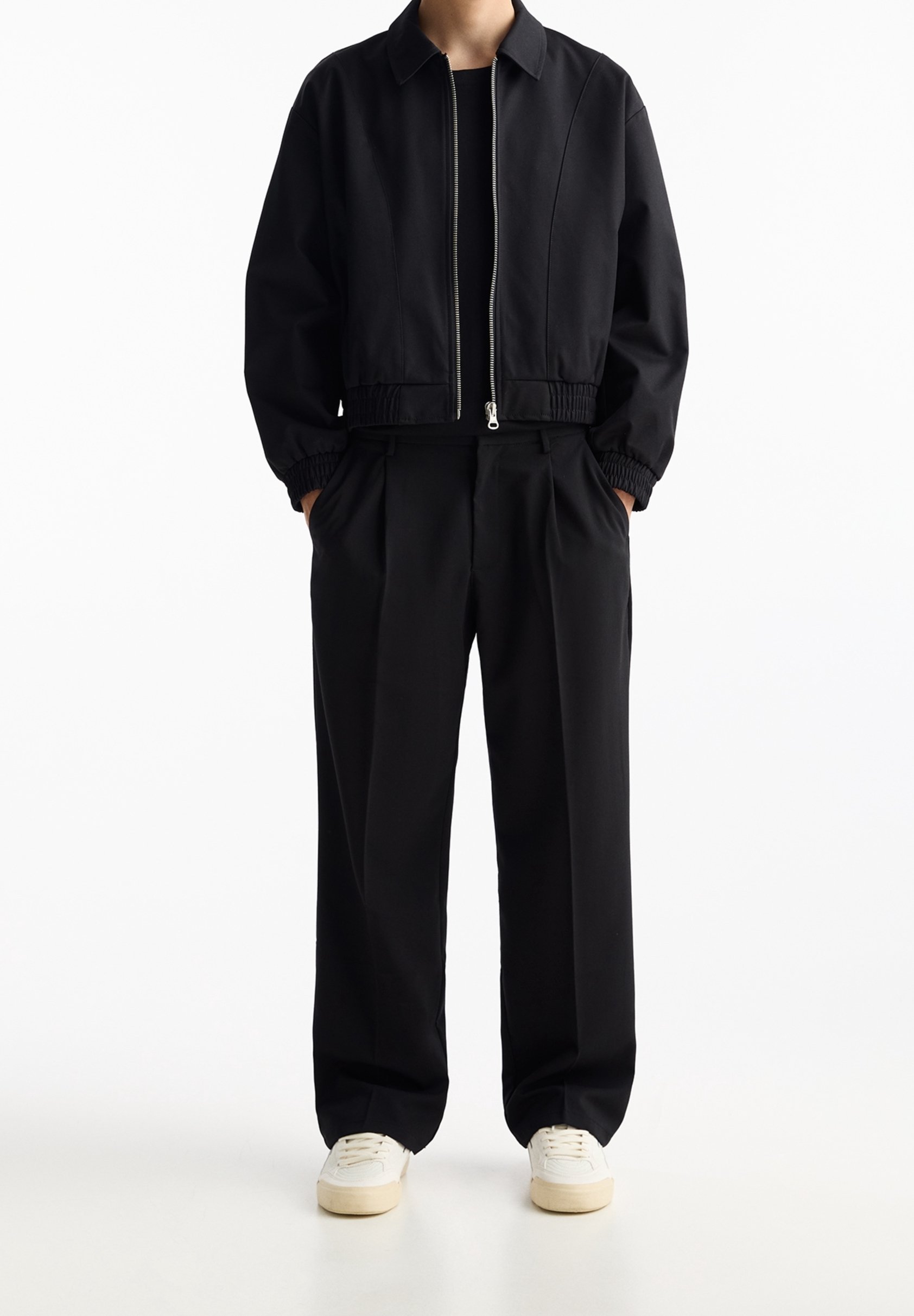 PULL&BEAR Broek - zwart