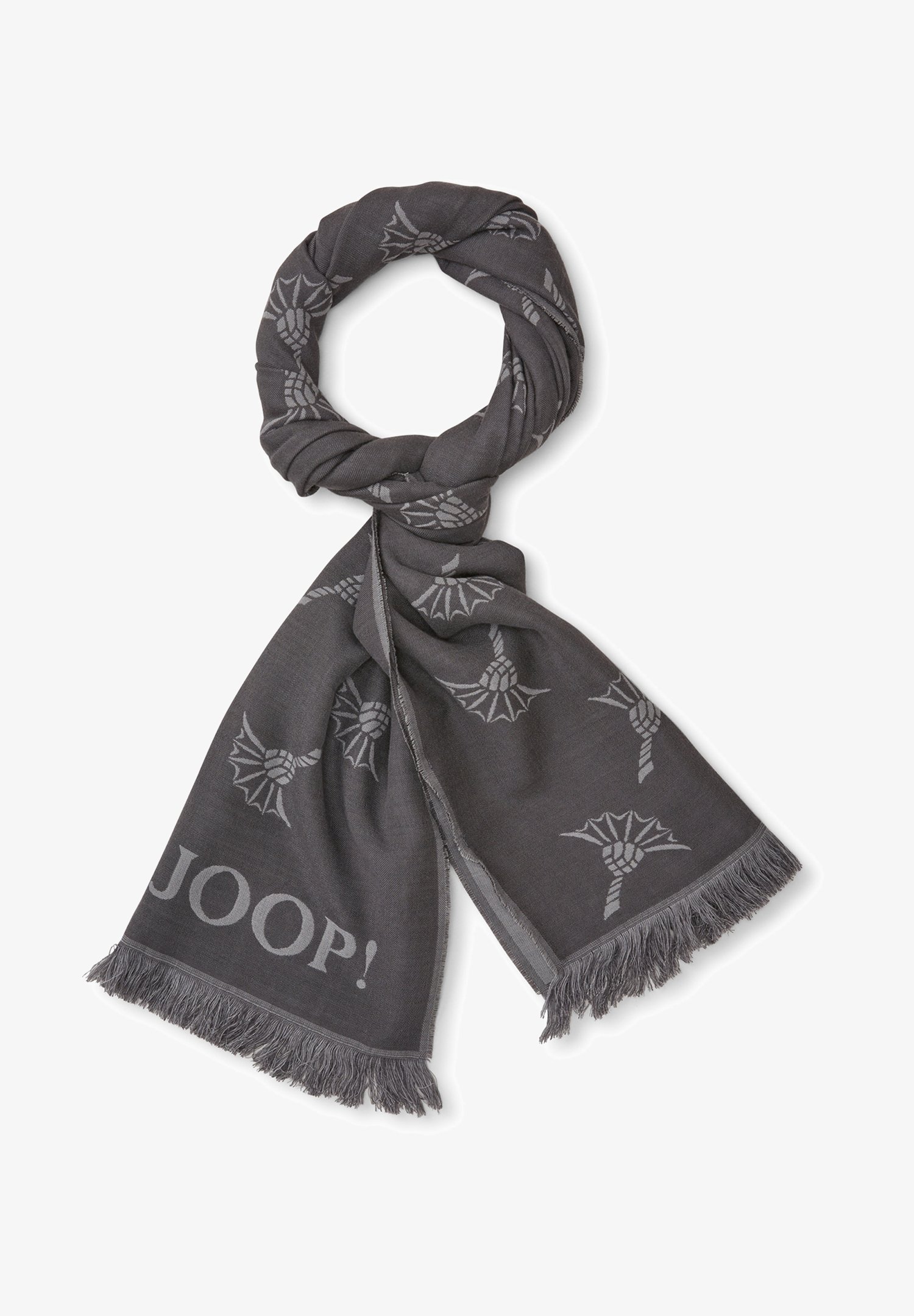 JOOP! FERIS UNISSEX - Lenço - cinza escuro/cinza claro