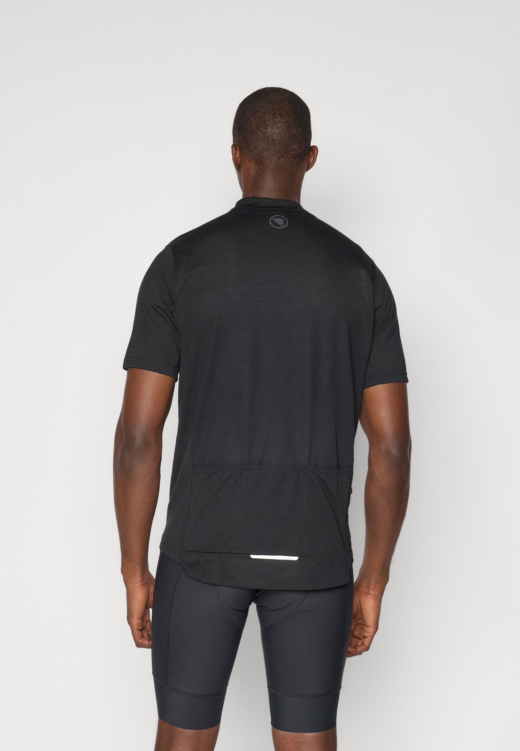 Maillot de cyclisme Endura LOOP S/S ZIPPED - noir