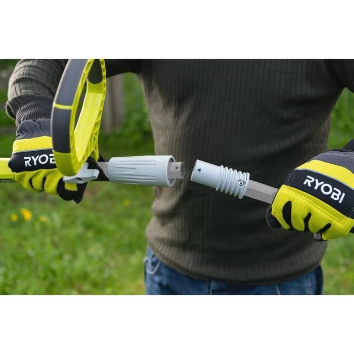 RYOBI - Podadora de pértiga MAXPOWER de 36 V - Barra guía de 25 cm - Tubo telescópico (2,4 - 2,9 m) - Sin batería ni cargador - RY36PP25A-0