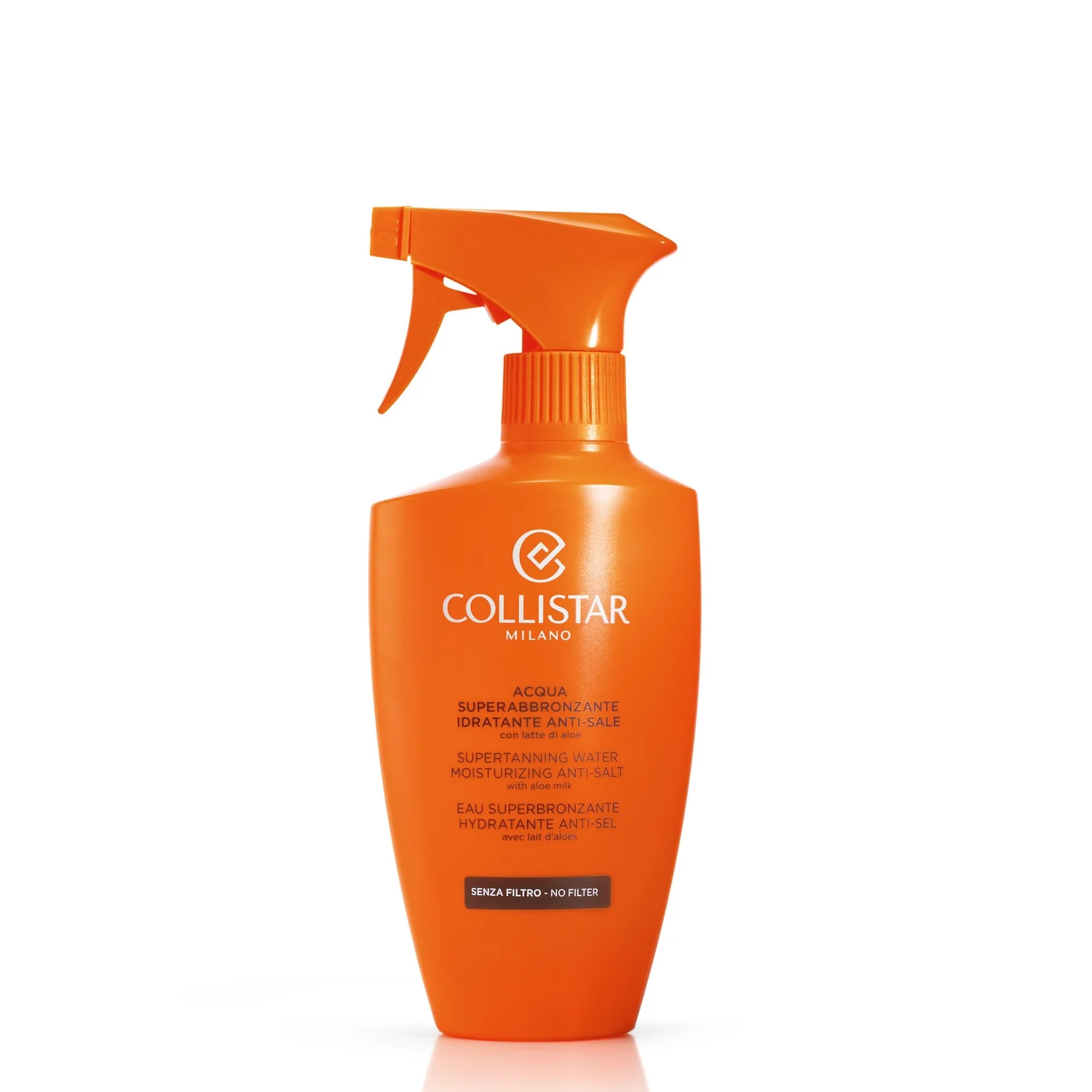 Abbronzatura Acqua Superabbronzante Idratante Anti-Sale - Spray solare no protezione, Solare viso no protezione
