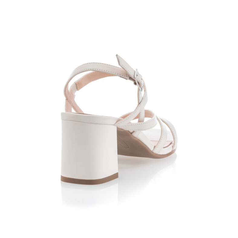 Beige sandaler / sko med åpen tå til dame