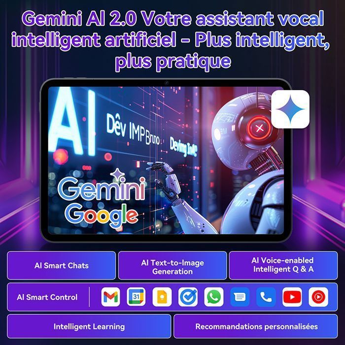 Tablet VekfulPC T60 Pro da 13,4 pollici, Android 15, 24 GB di RAM, 256 GB di ROM, IPS 1920×1200, Wi-Fi 5G, batteria da 10000 mAh, Widevine L1, con tastiera e stilo.
